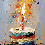 Birthday Scene Setting Supplies – Hanging Cloth Banner, Cake & Photo Background for Party Decoration