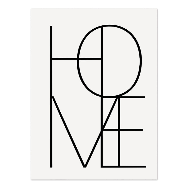 Abstract Bohemian Art Poster – Ins Style Airbrushed Wall Painting | Modern Frameless Canvas for Living Room Decoration