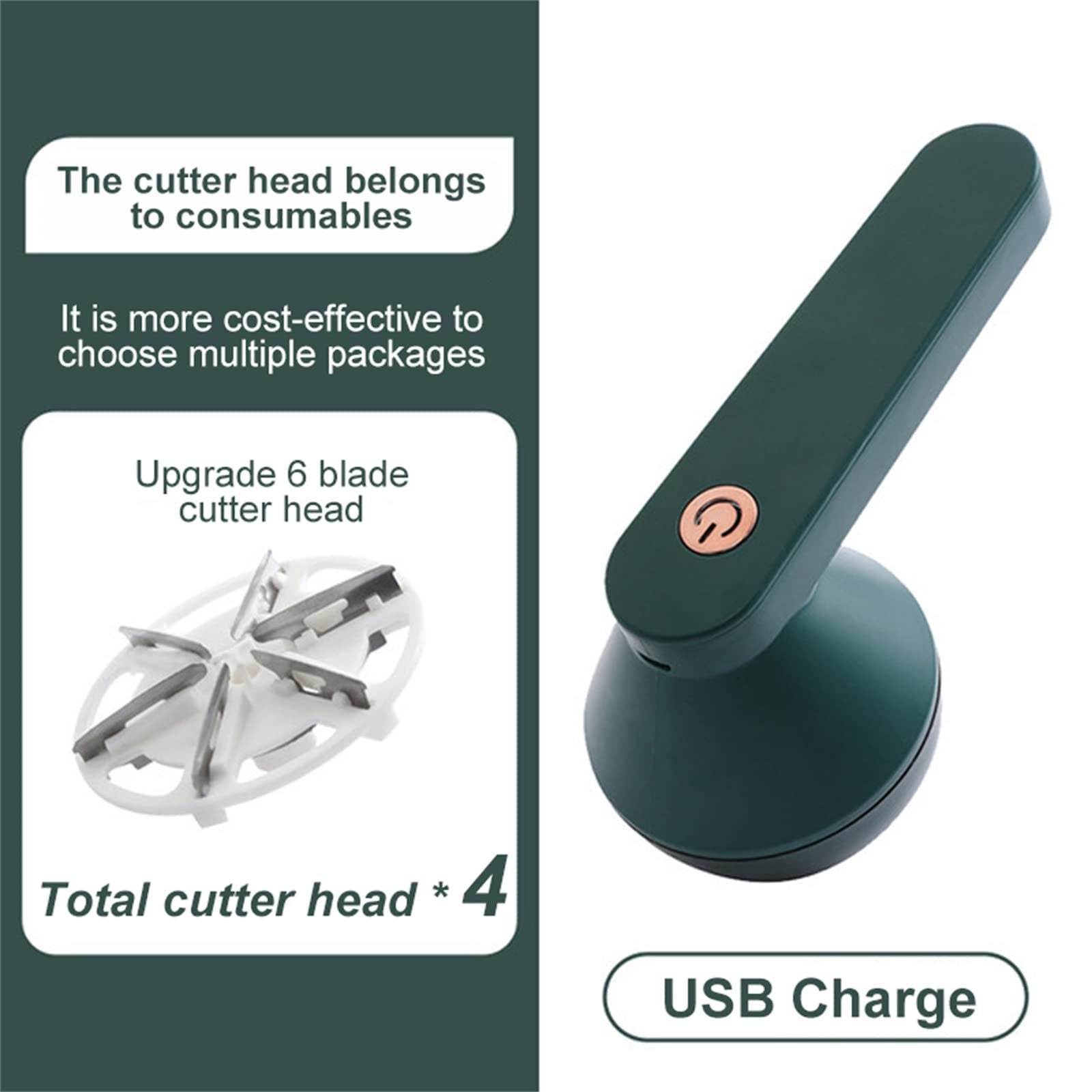 USB Rechargeable Electric Lint Remover – Portable Clothes Fuzz & Fabric Shaver