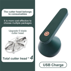 USB Rechargeable Electric Lint Remover – Portable Clothes Fuzz & Fabric Shaver