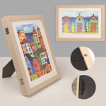 A4 Children’s DIY Art Magnetic Frame – Nordic Style Kids Painting Storage & Display Photo Frame