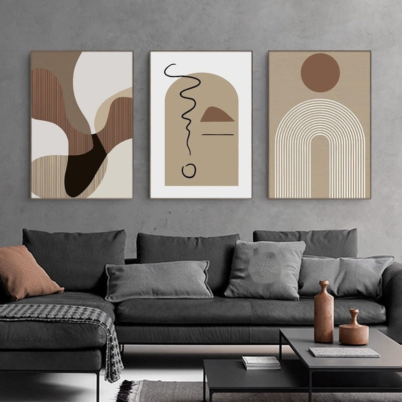 Living Room Sofa Wall Art Mural – Cartoon Canvas Decorative Painting