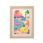 A4 Children’s DIY Art Magnetic Frame – Nordic Style Kids Painting Storage & Display Photo Frame