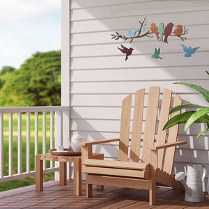 Bird Branch Wall Decoration – European Style Iron Wall-mounted Home Décor