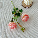 High Quality Pink Peony & Rose Artificial Flower Bouquet for Living Room Home, Wedding & Photography Decor