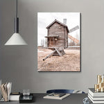 HD Abstract Warm-Style Painting Core: Frameless Nordic Decorative Art for Gallery, Corridor & Entrance