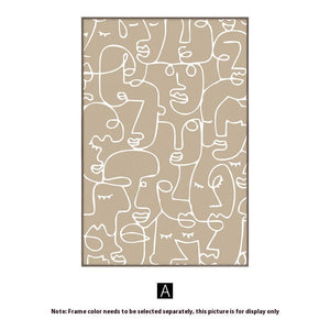 Living Room Sofa Wall Art Mural – Cartoon Canvas Decorative Painting