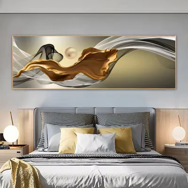 HD City Night Scene Canvas Painting – Modern Wall Art for Living Room & Bedroom | Single Urban Night Landscape Poster