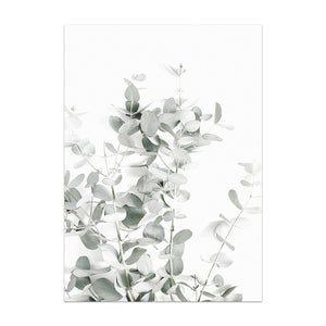 Nordic Plant Canvas Wall Art – Modern Frameless Greenery Decoration Painting